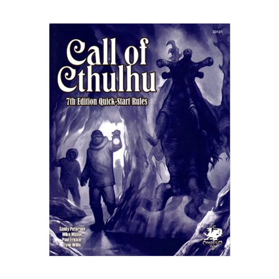 

Call of Cthulhu 7th Edition Quick - Start Rules, Call of Cthulhu (7th Edition), мягкая обложка