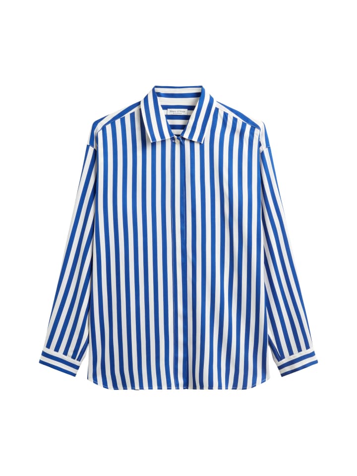 

Блузка Marc O'Polo, цвет multi/shiny blue