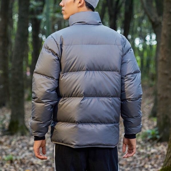 Пуховик adidas Outdoor Sports Stay Warm Down Jacket Gray, серый — фото 4
