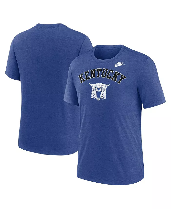 

Мужская футболка Heather Royal Kentucky Wildcats Legacy Arch Tri-Blend Nike