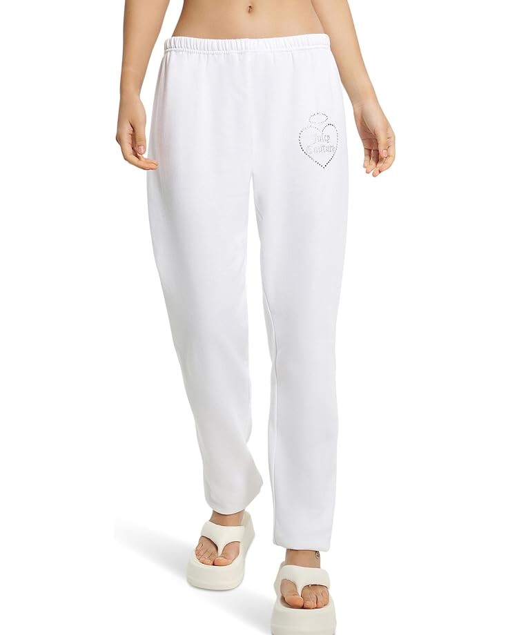 

Брюки Juicy Couture Vday Vintage Sweatpant, белый