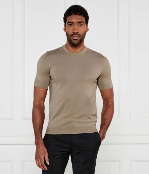 

Свитер san carl-cv Slim fit Hugo, коричневый