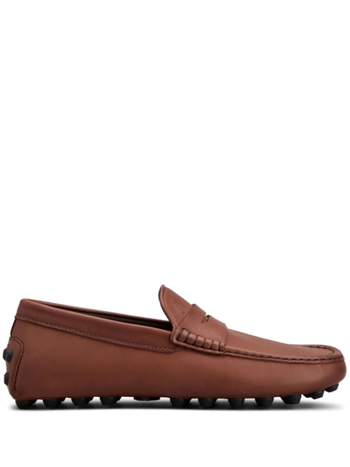 

Tod's пенни-лоферы с тисненым логотипом, коричневый