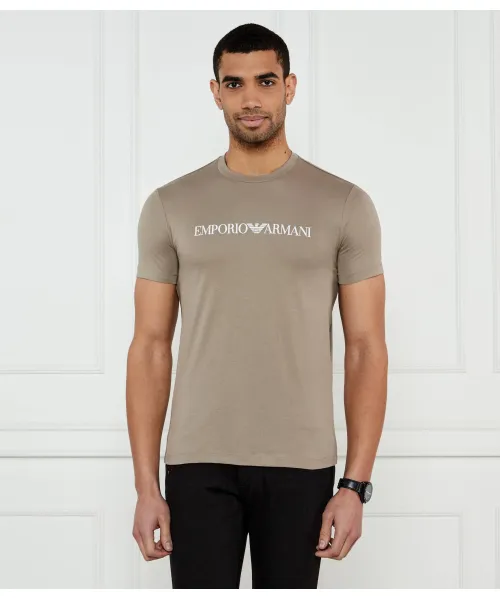 

Футболка Regular fit Emporio Armani, бежевый