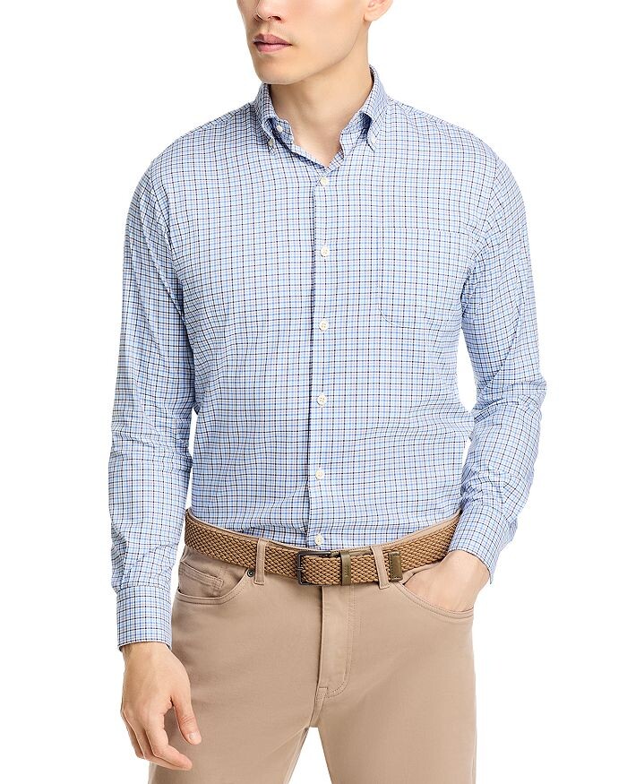 

Рубашка на пуговицах Peter Millar Albert Crown Lite, синий