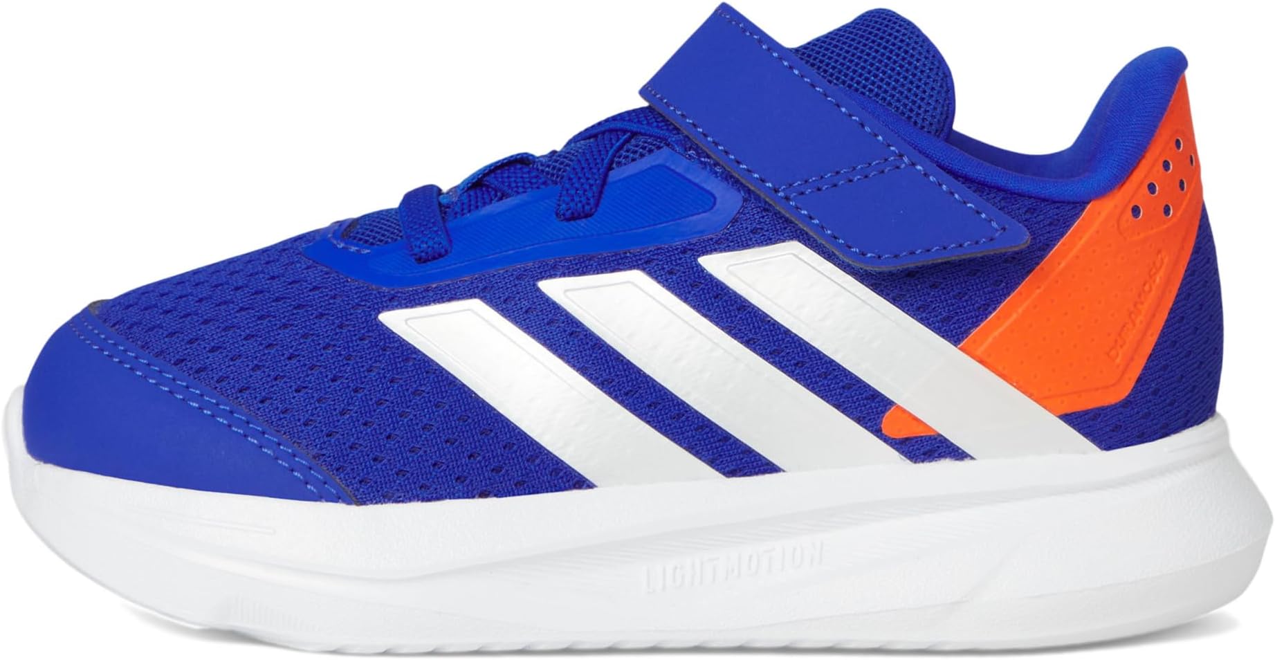 Кроссовки Adidas Kids Duramo SL 2.0 Elastic Lace Sportswear Shoes, Lucid Blue/Zero Metallic/Impact Orange — фото 4