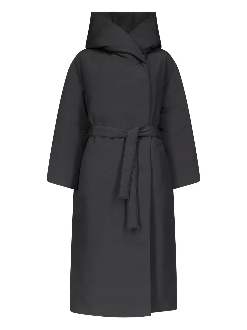 

Стеганое пальто DORIS LDS с капюшоном LouLou de Saison, черный