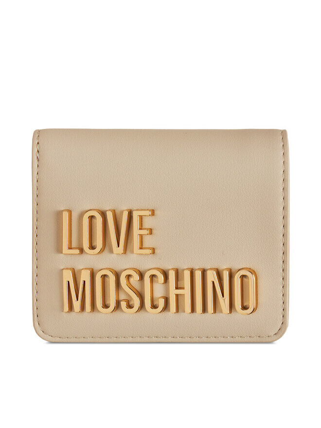 

Маленький кошелек Love Moschino, экрю