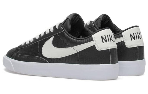 Кроссовки блейзер низкие кожаные Nike, черный — фото 4