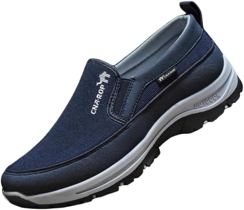 

Мужские слипоны на мягкой подошве больших размеров. Дышащие и удобные. Противоскользящие и прочные. Легко надевать и снимать. Подходят для активного отдыха и повседневного использования Clolinde, синий