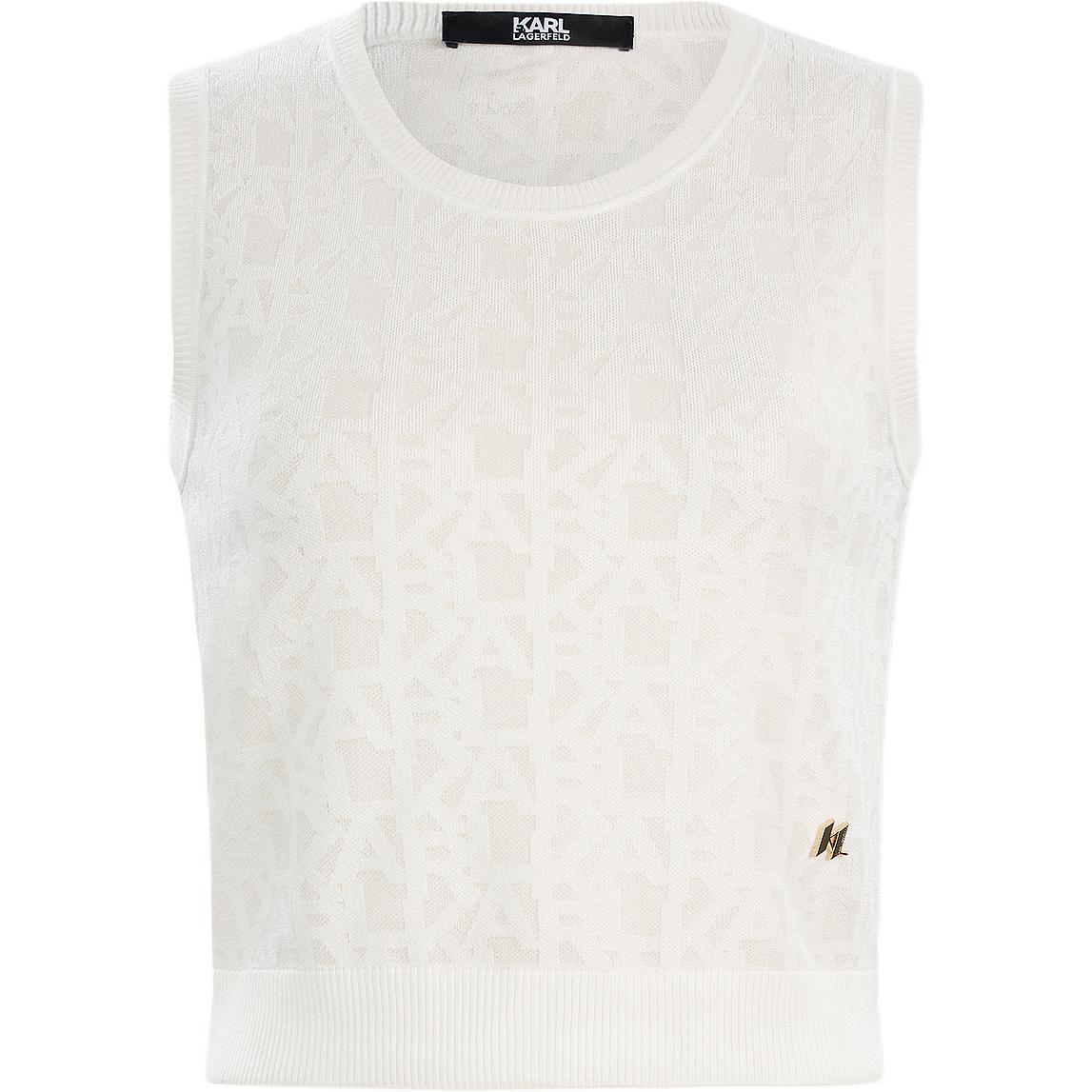 

KARL LAGERFELD / Karl Lagerfeld Jeans Женская майка KARL LAGERFELD FW24, белая