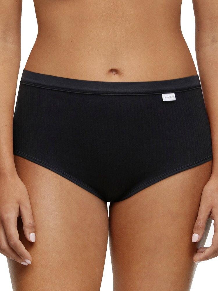 

Хлопковые трусы Comfort с высокой талией Chantelle, черный
