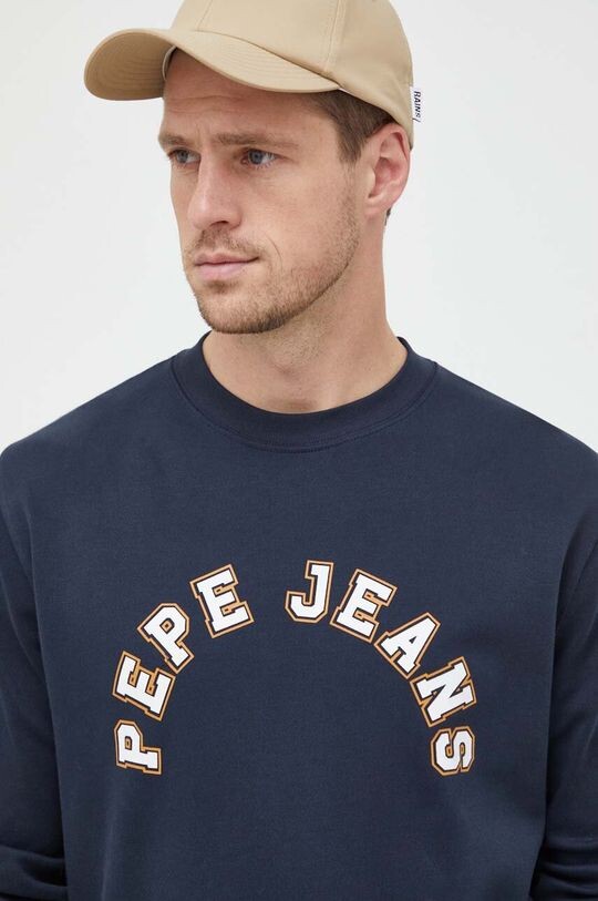 

Хлопковая толстовка Westend Pepe Jeans, темно-синий