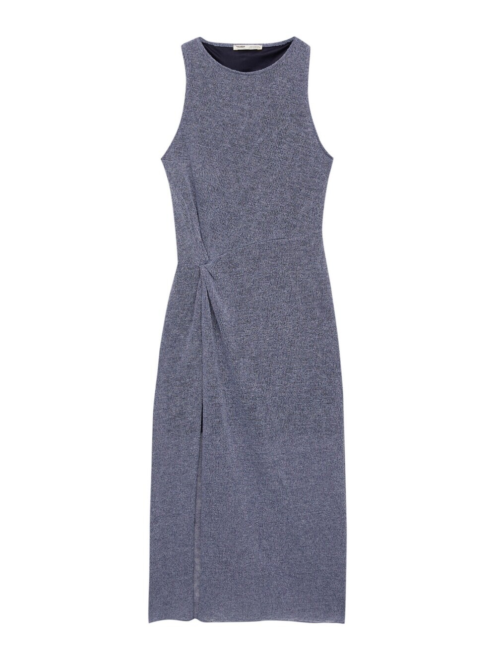 

Вязанное платье Pull&Bear, пыльно-синий