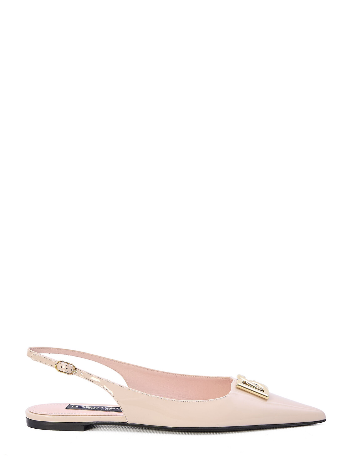 

Балетки Dolce&Gabbana Shiny leather, розовый
