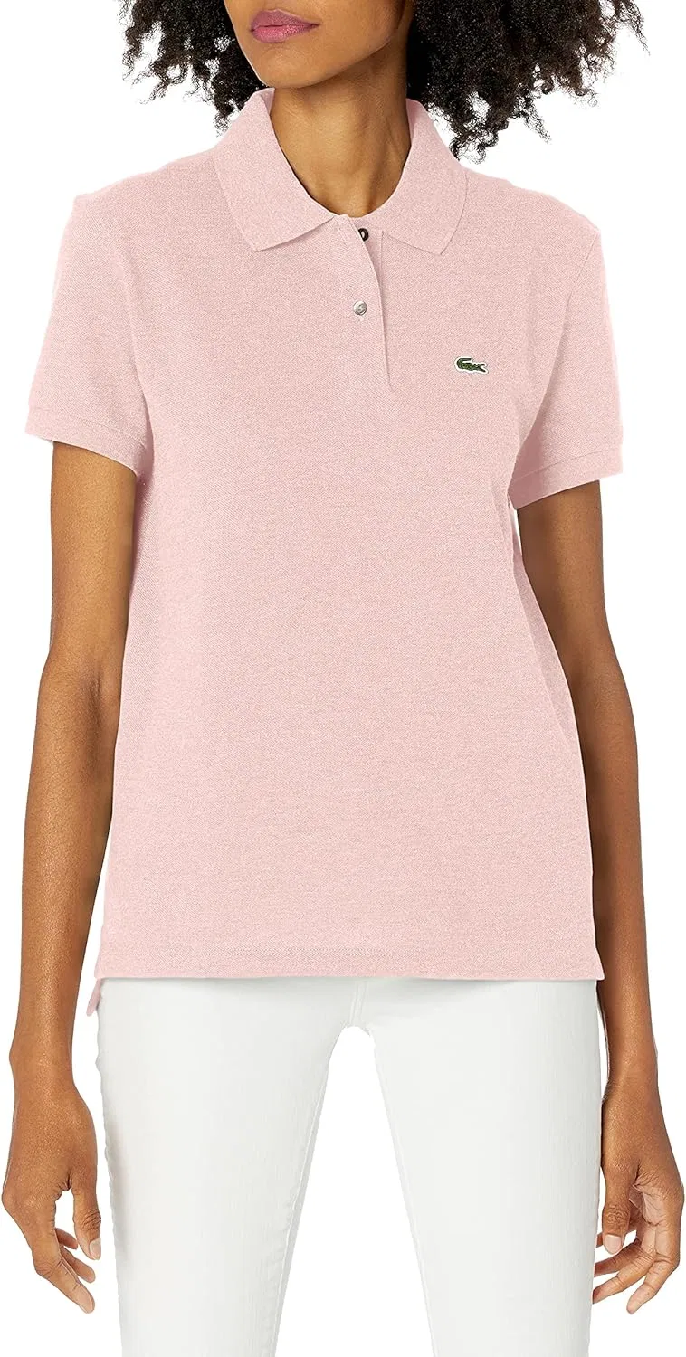 Поло Lacoste Классическая Пике, с логотипом крокодил