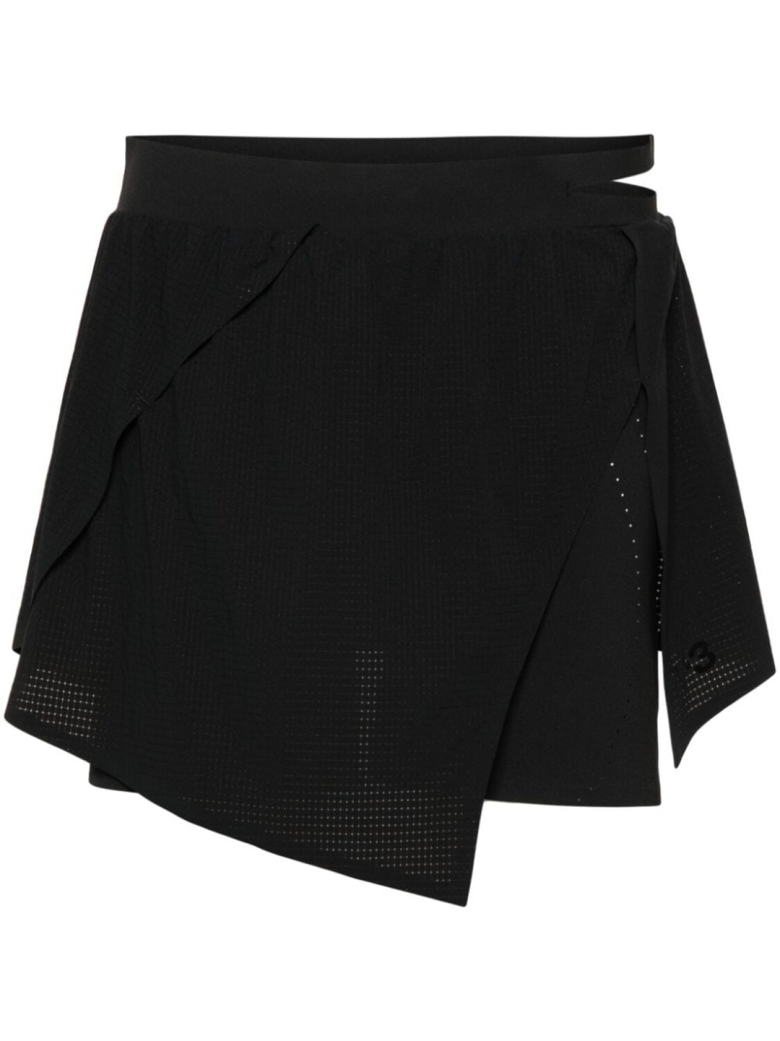 

Y-3 сетчатая юбка-шорты с логотипом, черный