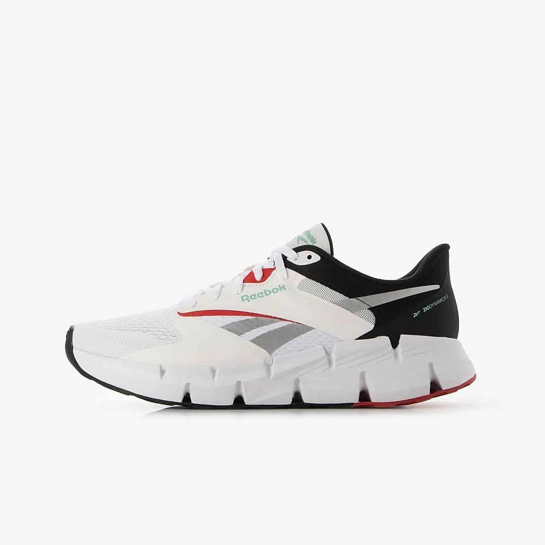 Кроссовки Reebok унисекс Zig Dynamica 5, белый/черный — фото 2