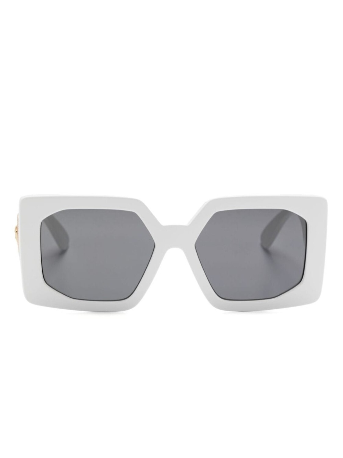 

Versace Eyewear солнцезащитные очки с декором Medusa, белый