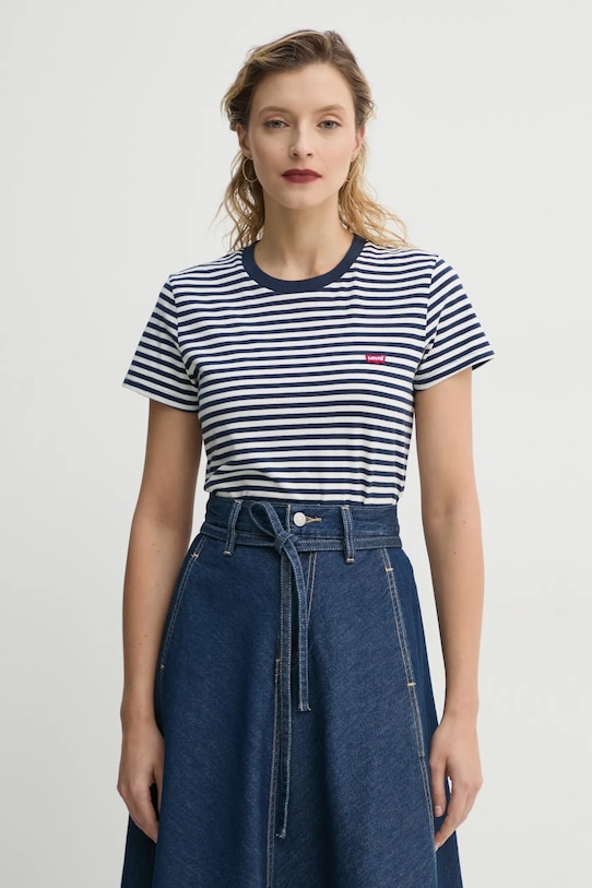 

Хлопковая футболка LSE_PERFECT TEE Levi'S, темно-синий
