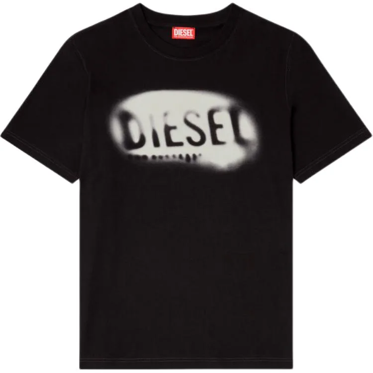 T-Adjust-V2 футболка с коротким рукавом DIESEL, черный