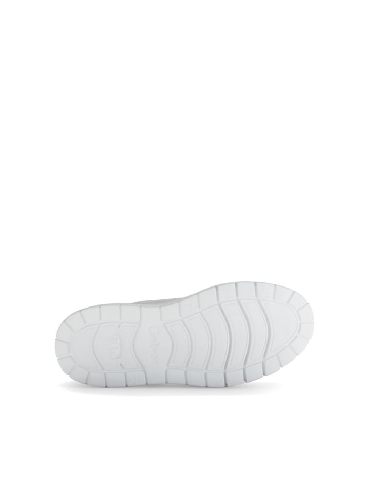 Кроссовки на шнуровке Gabor Fashion Sneaker low, серебряный — фото 4