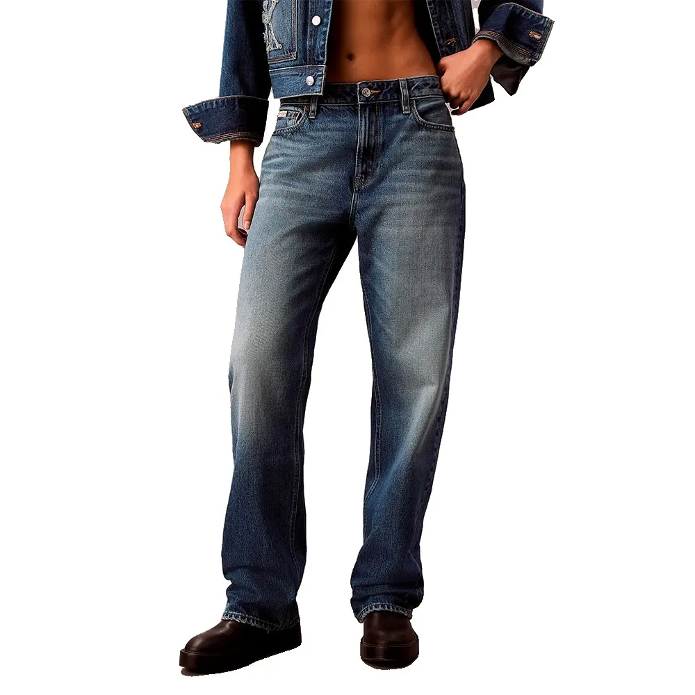 

Джинсы Calvin Klein 90-х годов LV047E704G прямого кроя Calvin klein jeans, синий