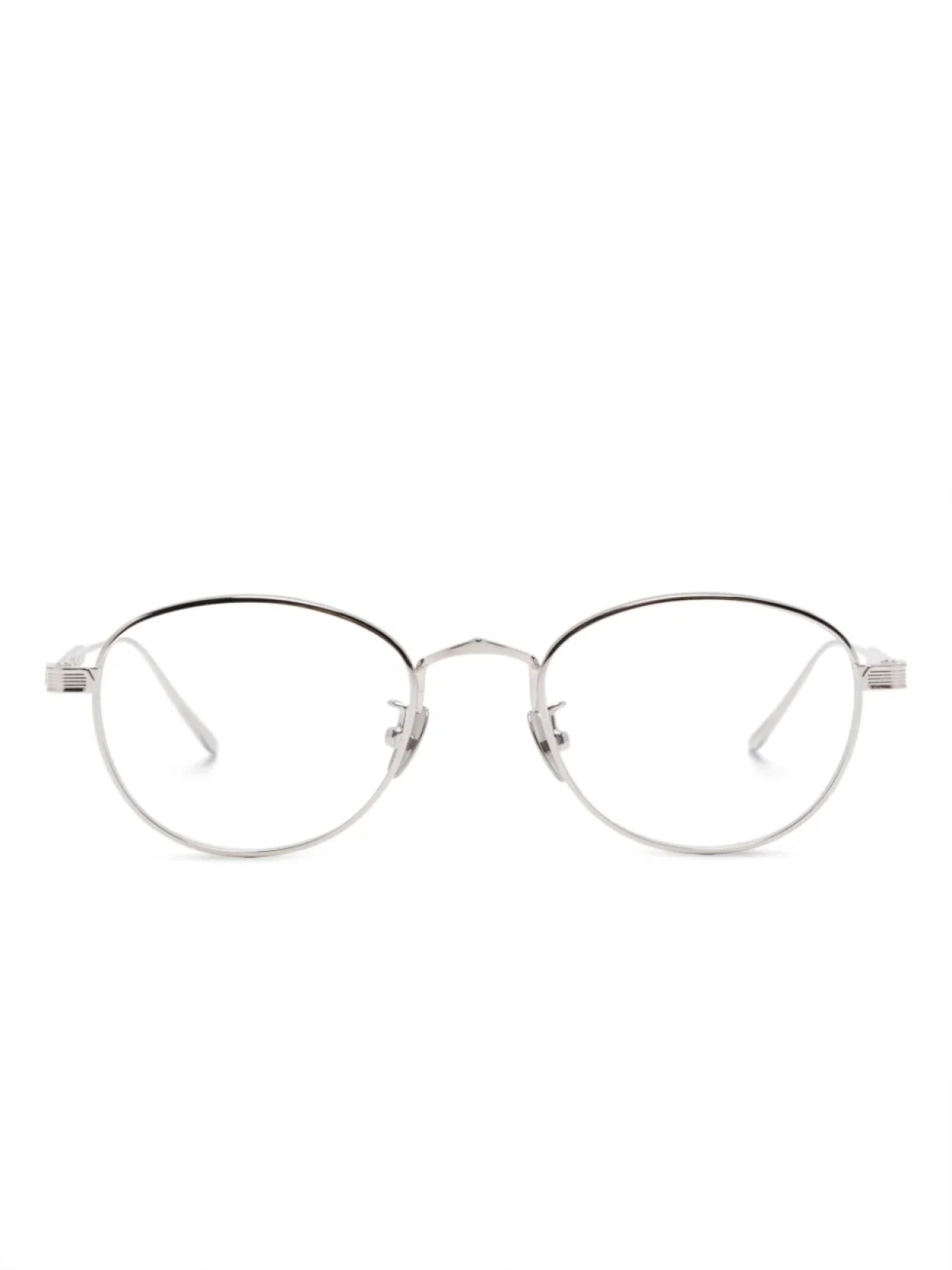 

Очки в овальной оправе Cartier Eyewear, серебряный