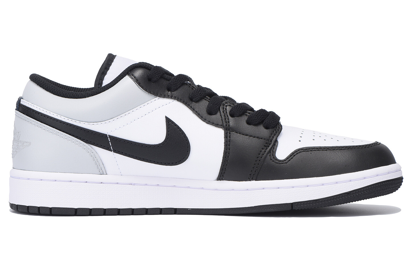 Кроссовки Air Jordan 1 Vintage Basketball Shoes Men Low-top Black/grey/white, серый — фото 2
