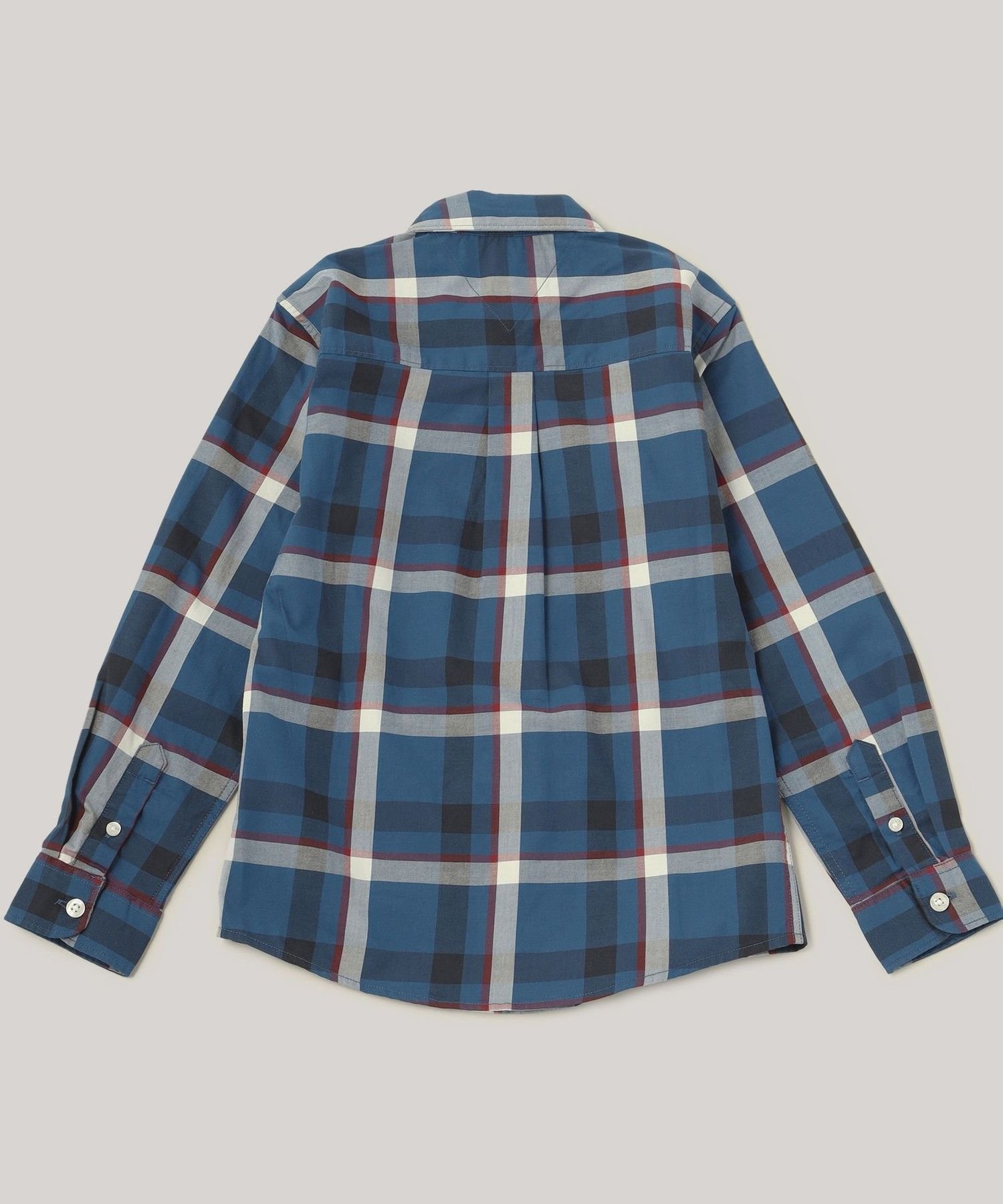 Футболка в клетку "Мальчики Томми Хилфигера" Tommy Hilfiger, blue — фото 2