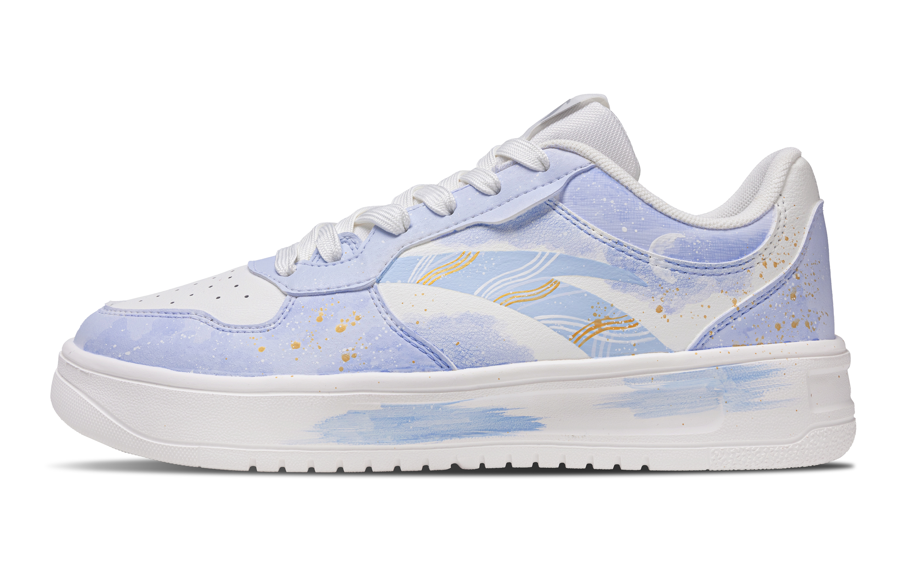 

ANTA Кроссовки для скейтбординга Relaxed Balanced Cushioning Low Top, мужские, светло-фиолетовые