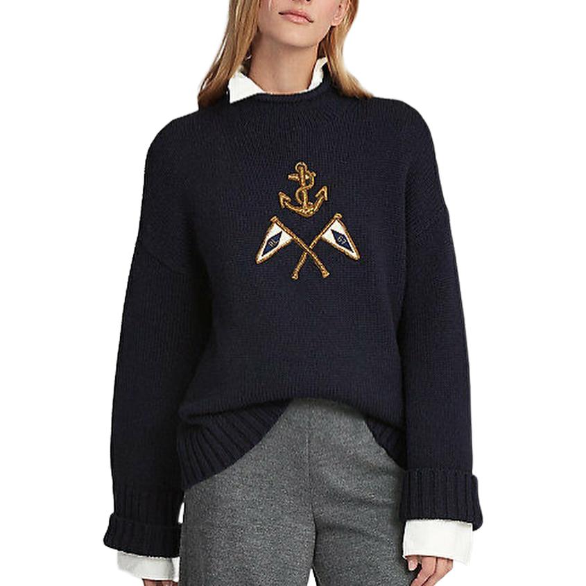 Топ женский Polo Ralph Lauren, синий — фото 3