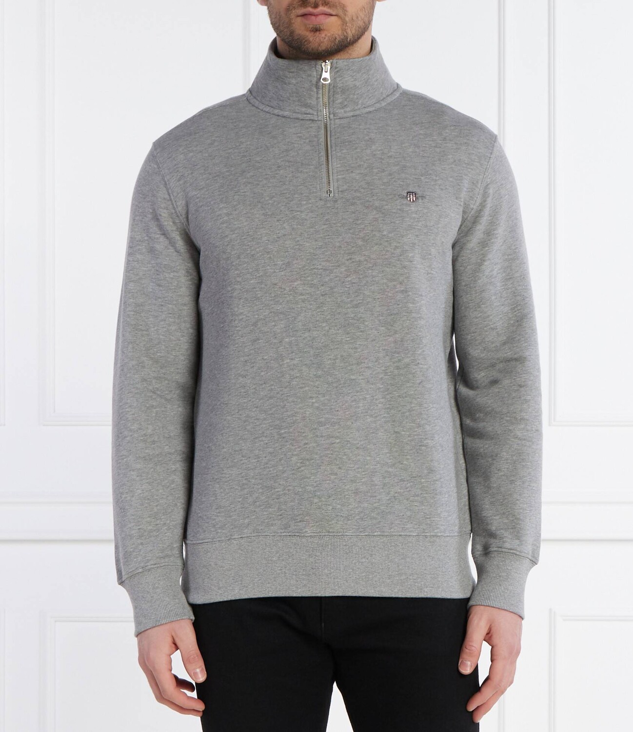 

Толстовка Gant Shield Regular Fit, серый