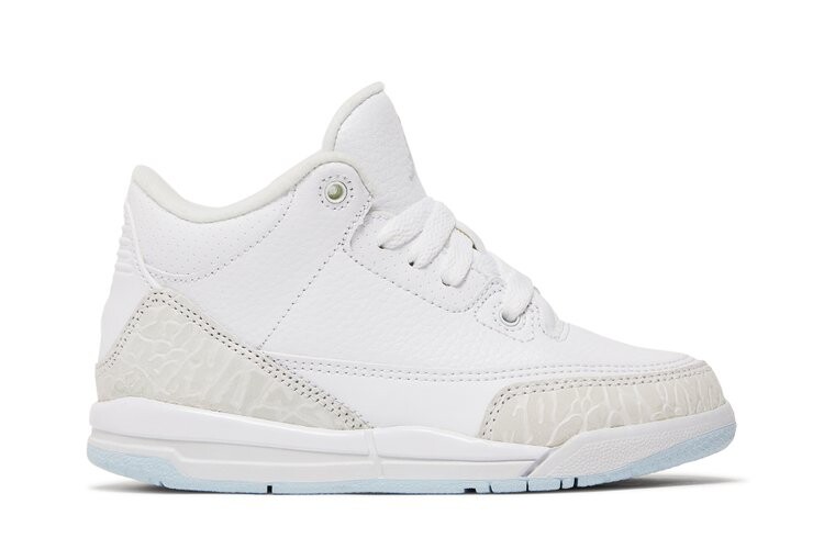 

Кроссовки Air Jordan 3 Retro PS 'Triple White', белый