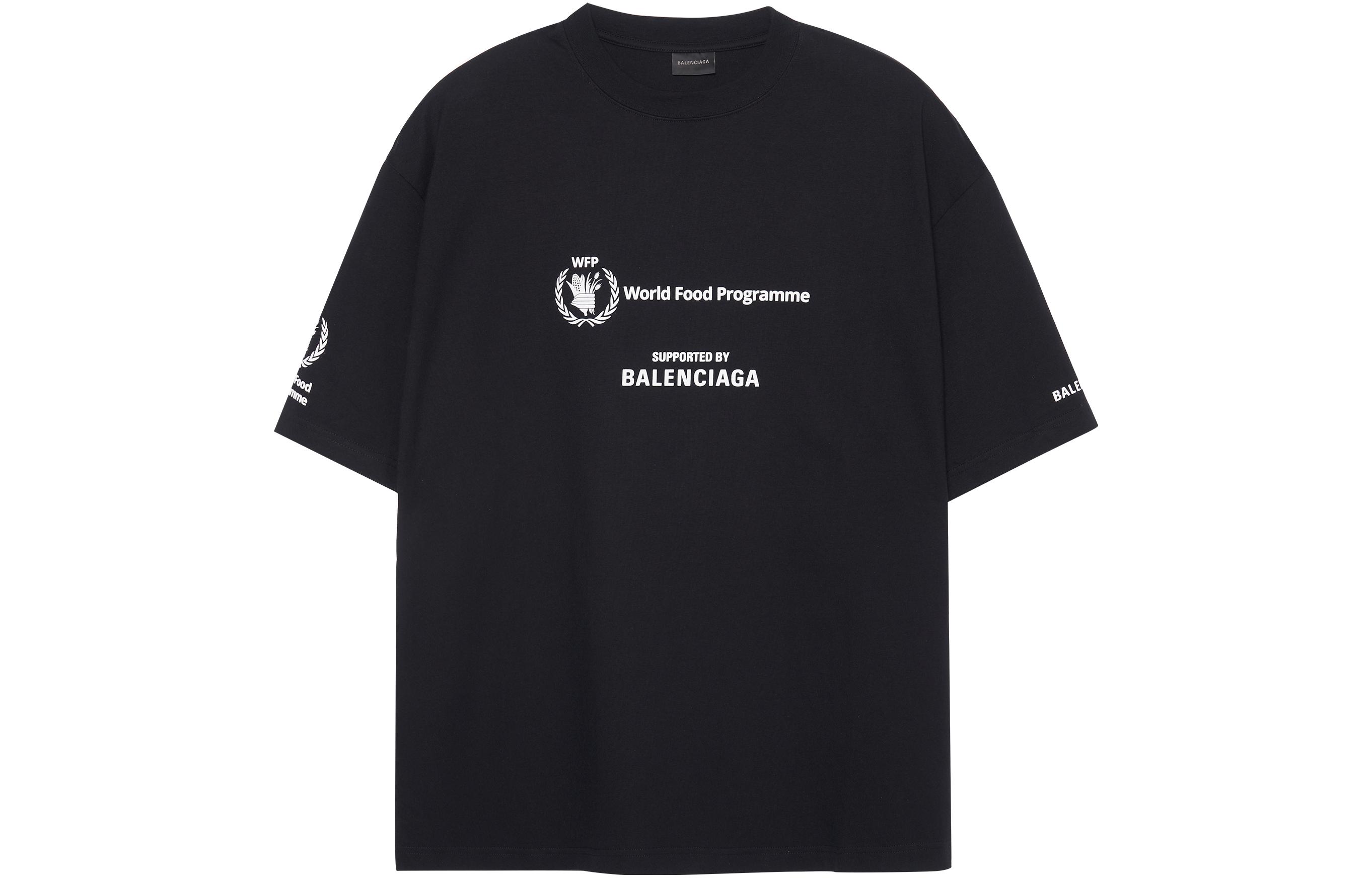 

Balenciaga Футболка X WFP FW22 мужская черная