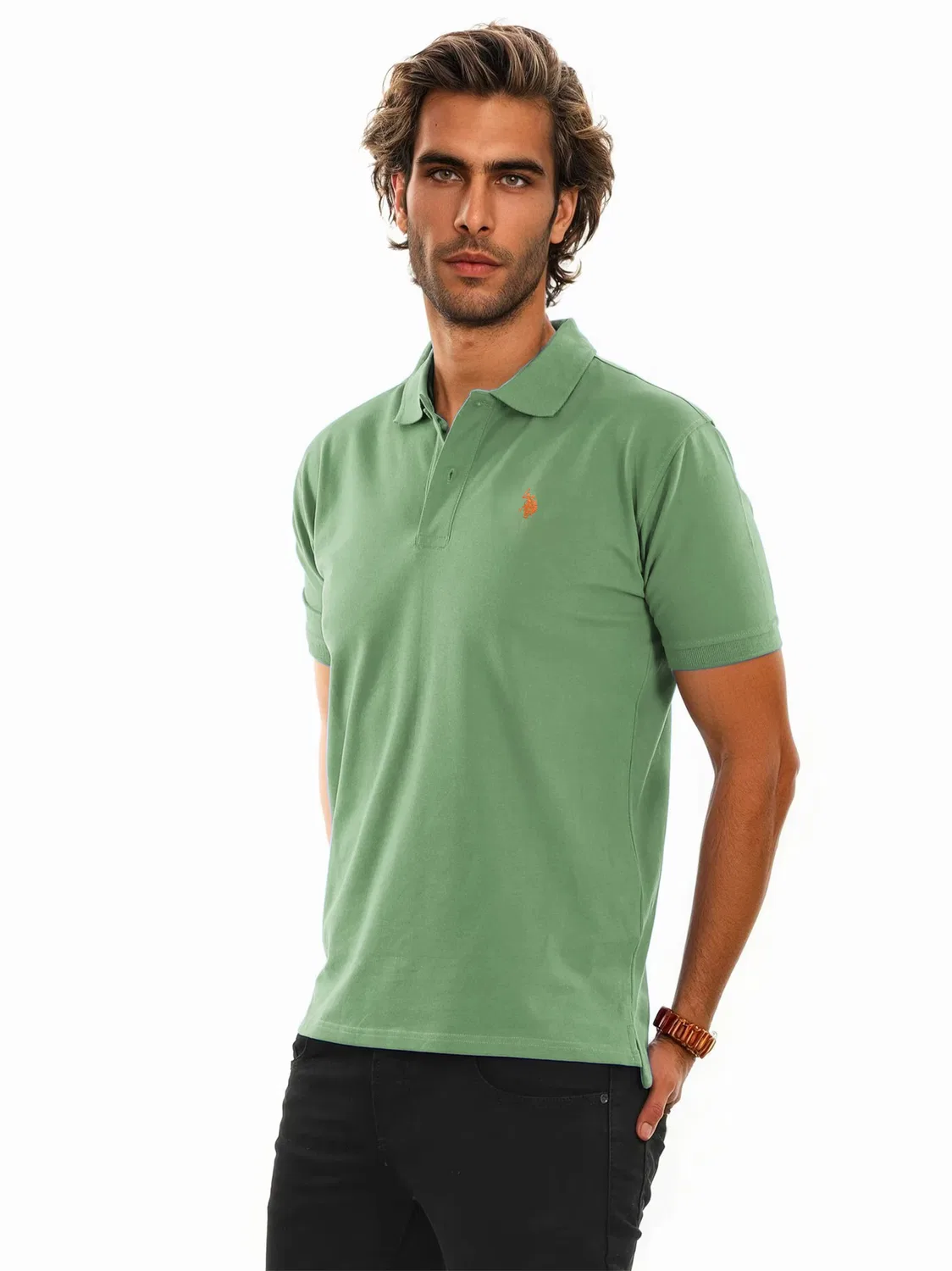 Рубашка U.S. Polo Assn., Kiwi — фото 4