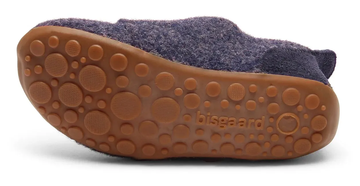 Тапочки Bisgaard " Bisgaard Casual Wool", туфли без шнуровки, туфли на липучке на подкладке из овечьей шерсти, синий — фото 3