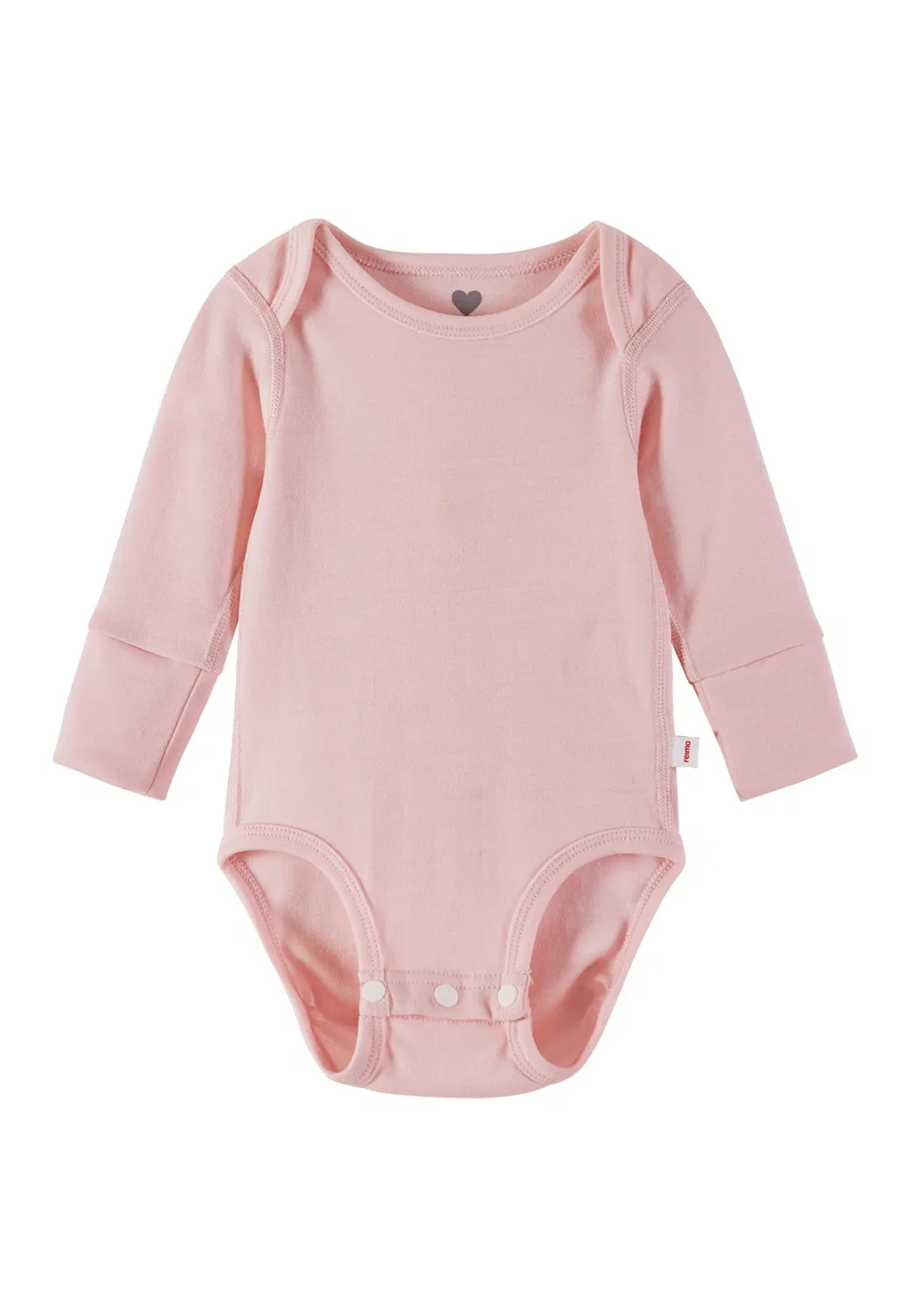 Боди детский из мериносовой шерсти, Reima, pale rose