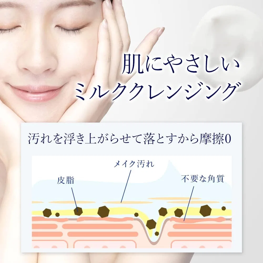 Набор Munoage — Молочко для снятия макияжа Deep Milk Cleansing, набор 2 шт, 150 мл, для сухой кожи — фото 4