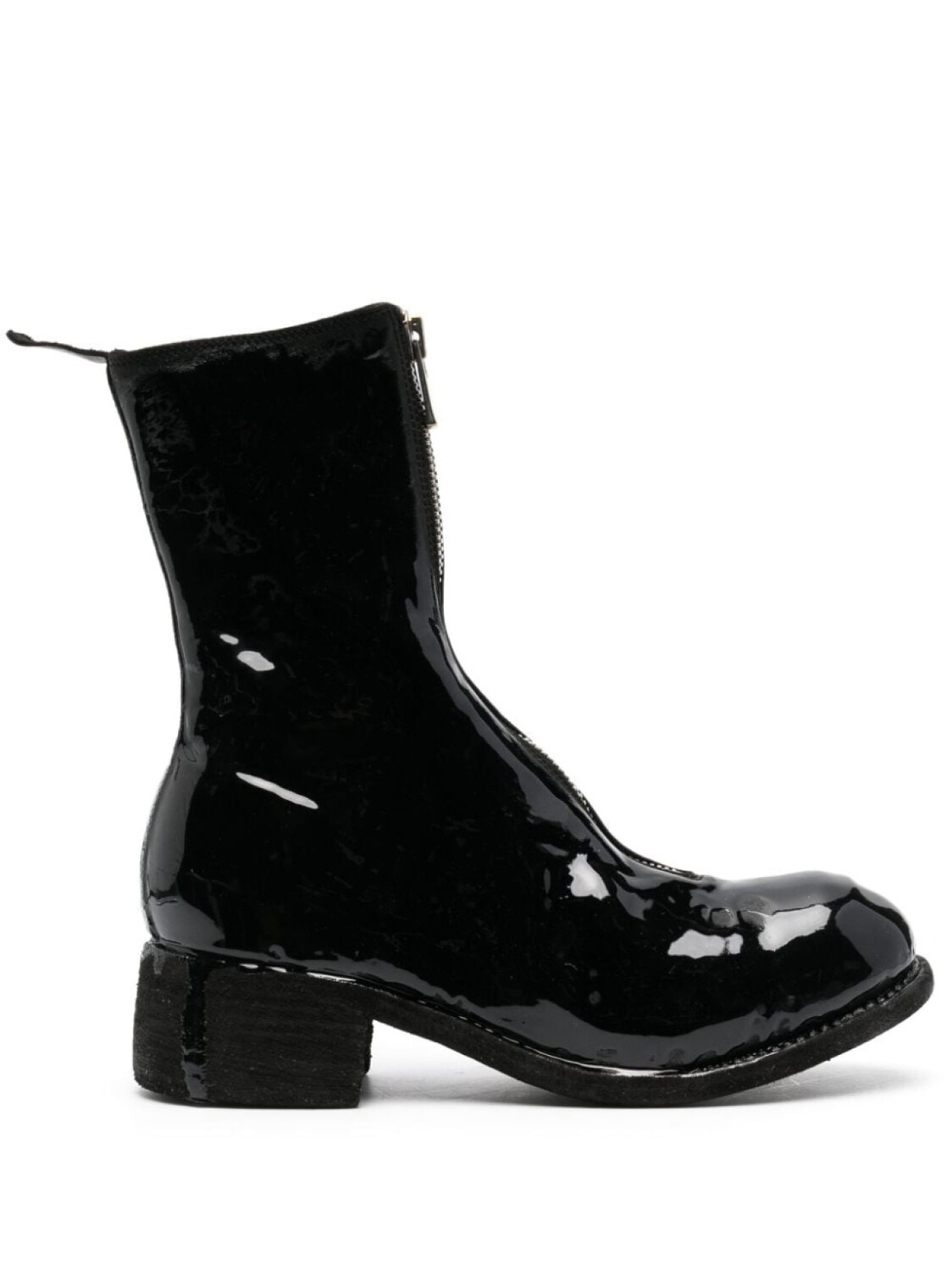 Guidi ламинированные ботинки, черный