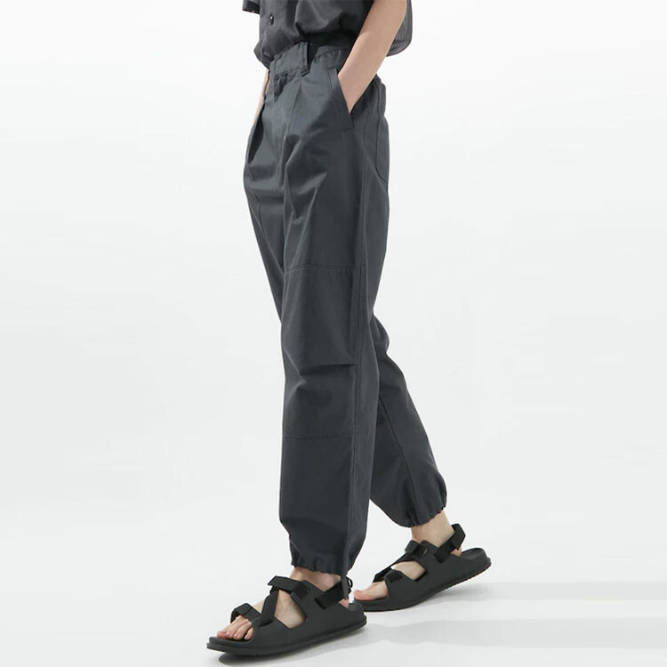 U Collection Повседневные брюки женские темно-серые Uniqlo — фото 4