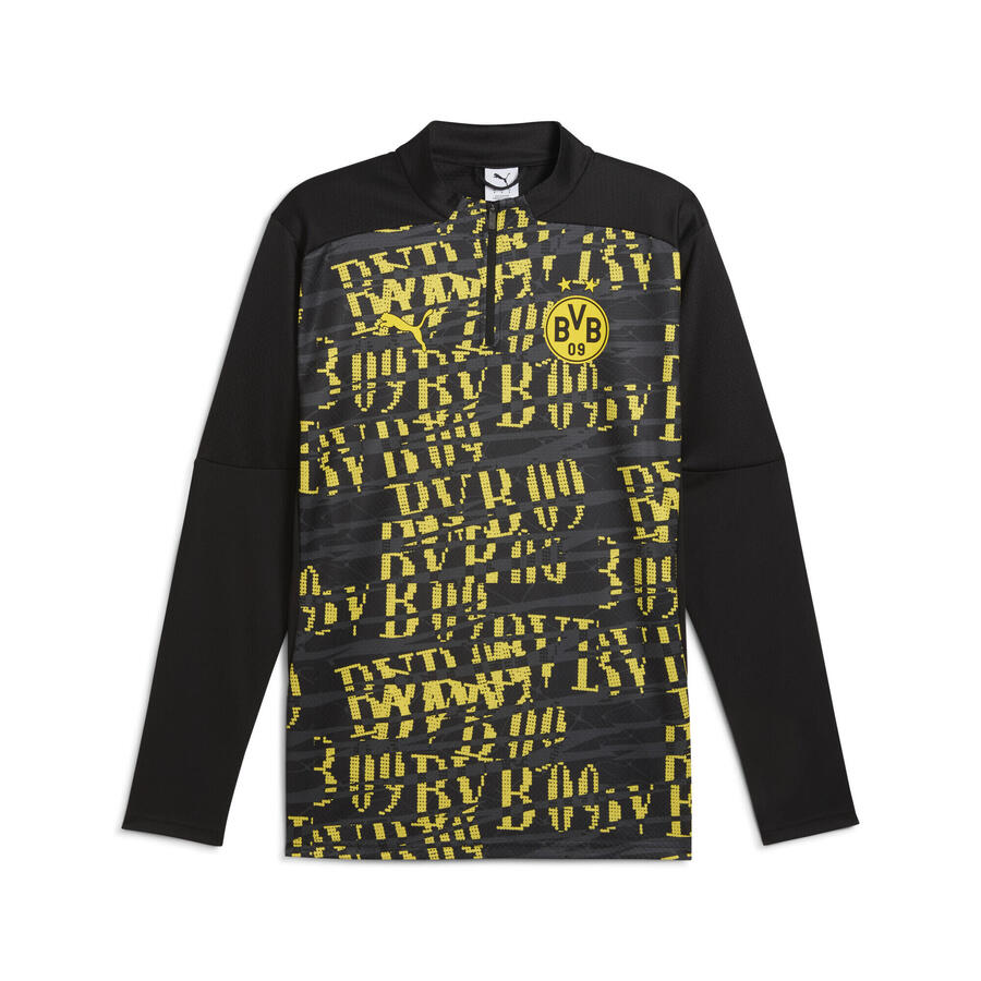 

Мужская футболка Borussia Dortmund с застежкой-молнией Quarter-Zip Warm-Up Top PUMA