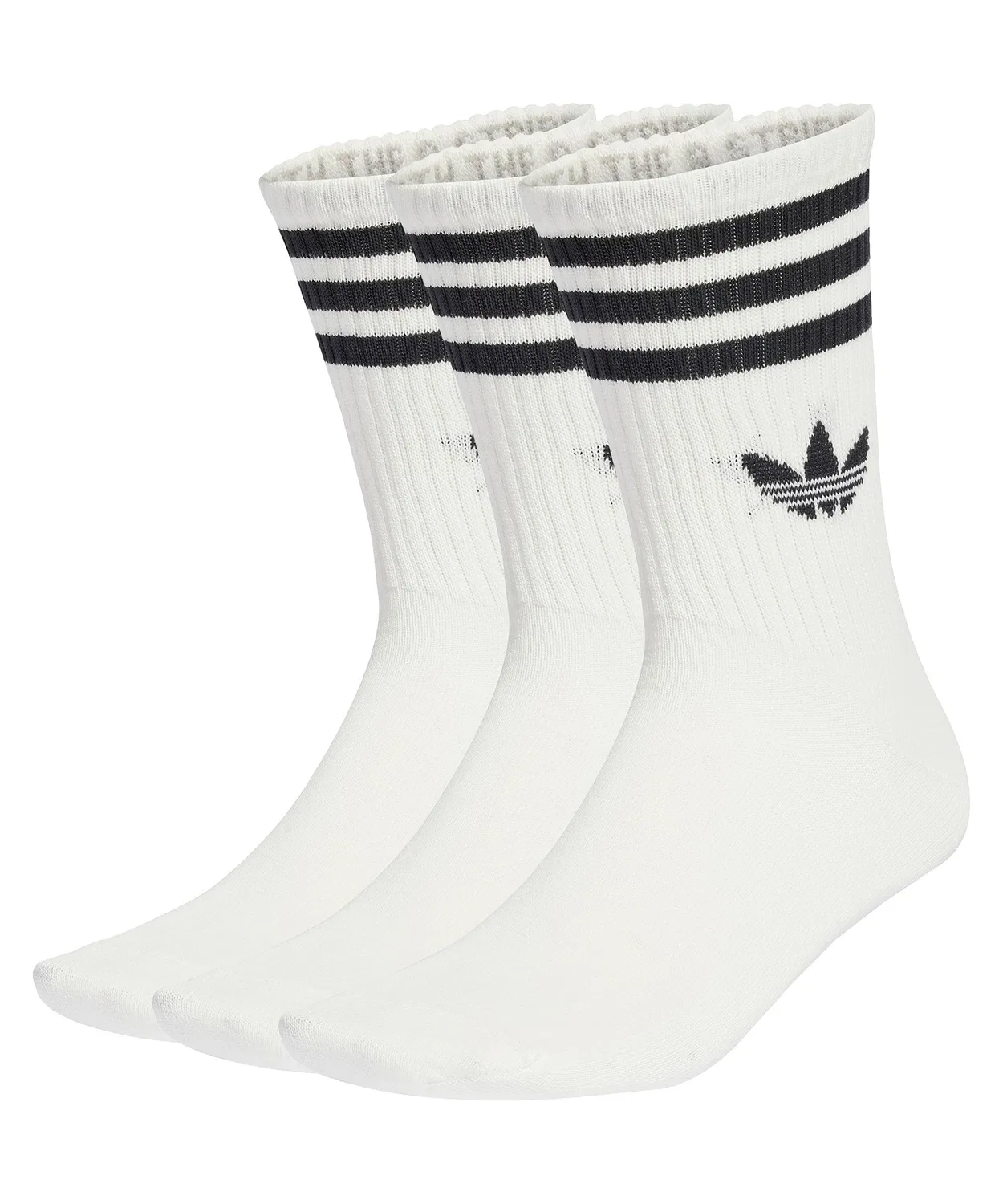 Носки Adidas 3 Stripe Crew 3 пары белые