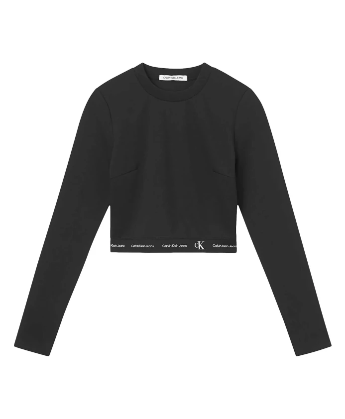 

Футболка Milano с длинными рукавами Calvin Klein Jeans, черный