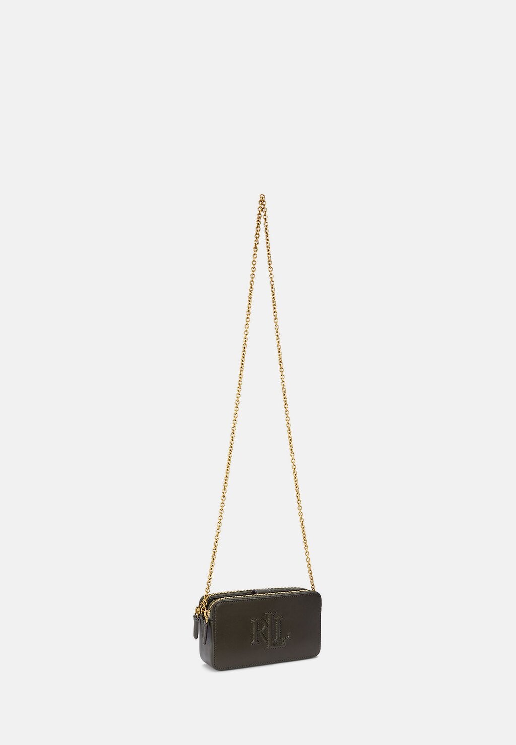 

Сумка через плечо LEATHER MEDIUM WITLEY CROSSBODY WALLET Lauren Ralph Lauren, темно-зеленый