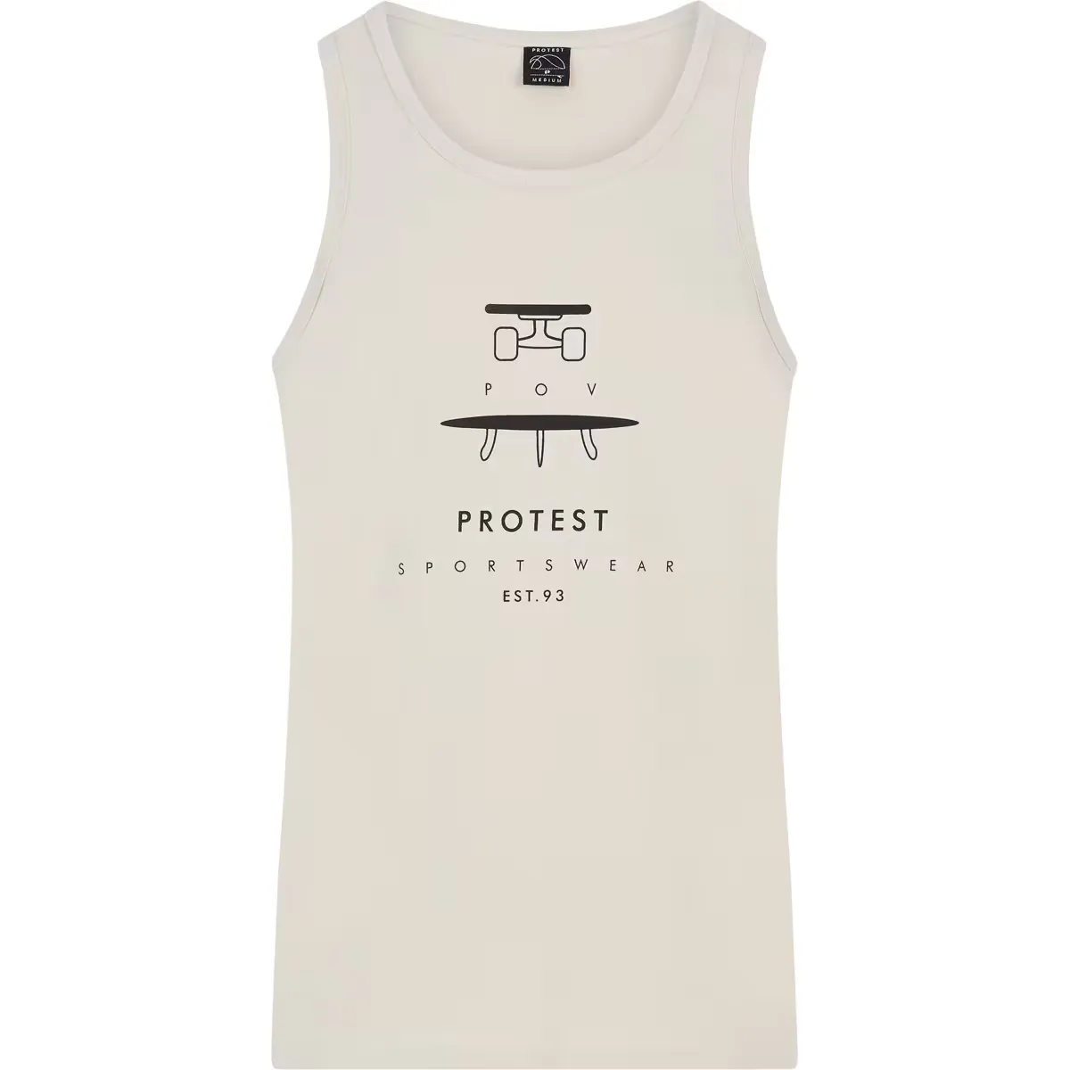 

Мужская футболка Pacu Protest, цвет Blanco roto