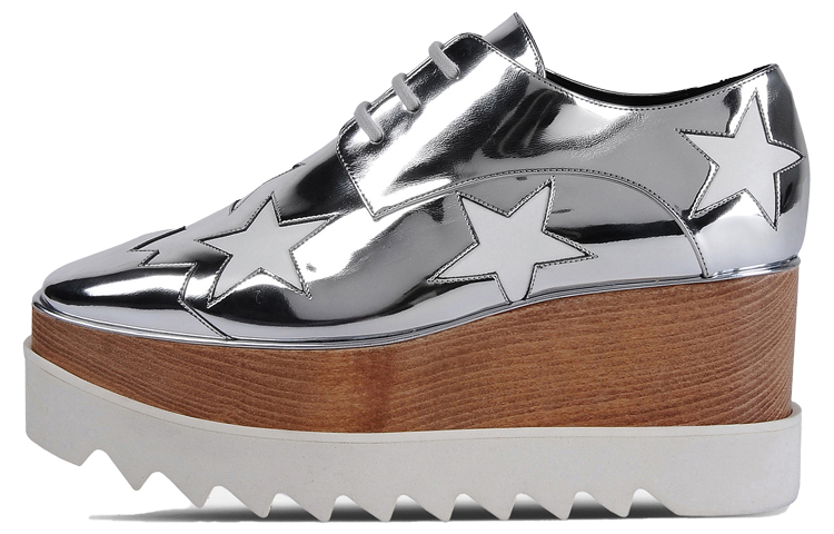 Elyse Stars Зеркальные Платформы Кроссовки Женские Stella McCartney
