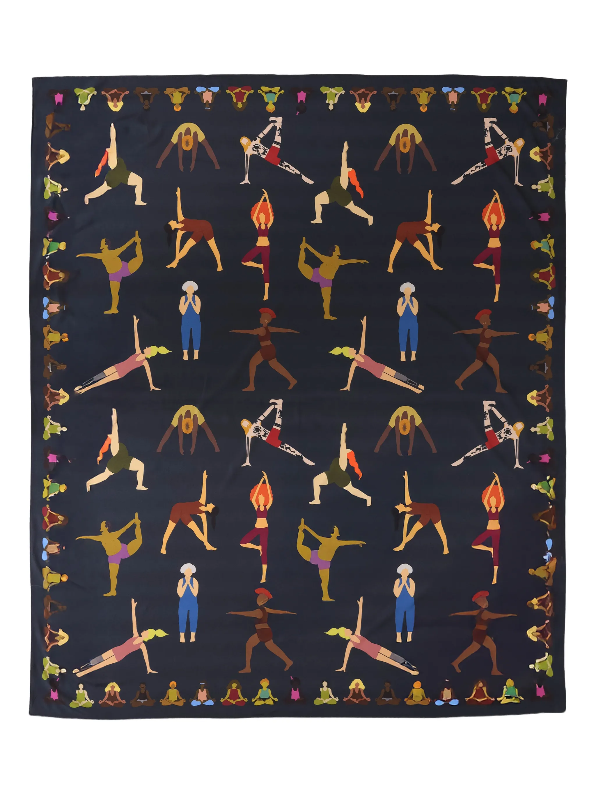 

Шарф с рисунком Amapô, синий