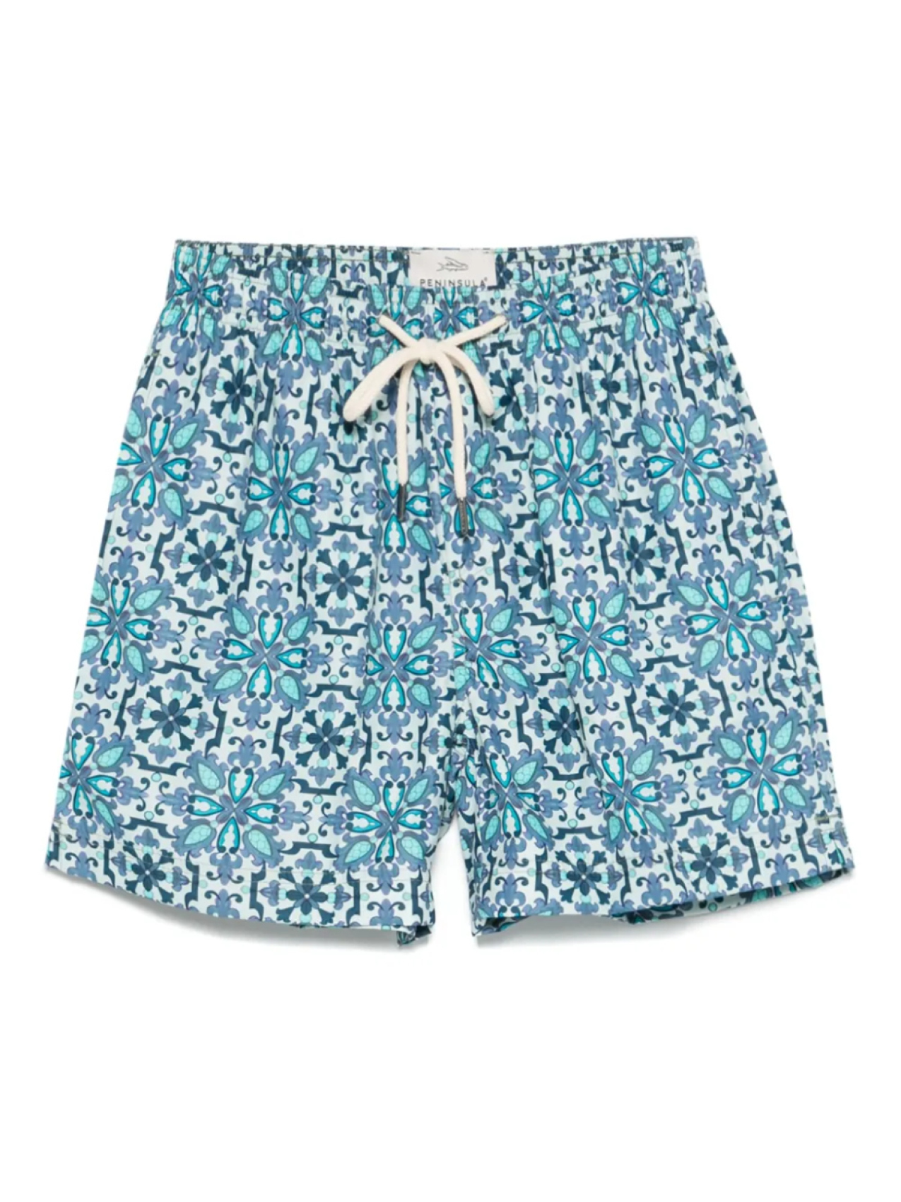 

Шорты для плавания с цветочным принтом PENINSULA SWIMWEAR, синий