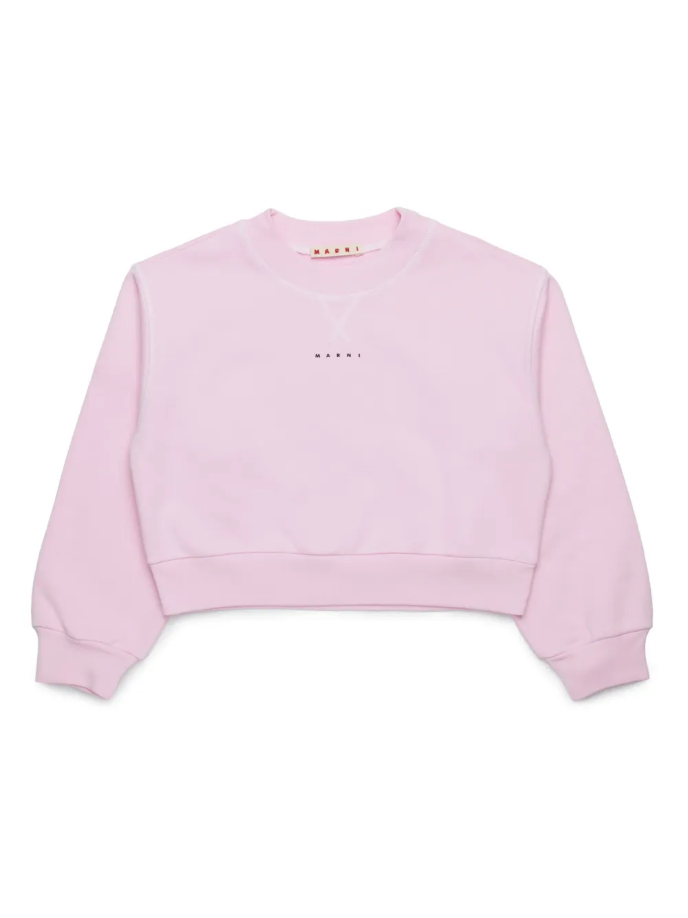 

Толстовка с логотипом Marni Kids, розовый